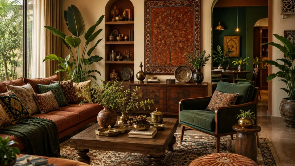 Earthy Maximalism Is Redefining Indian Homes in 2026
